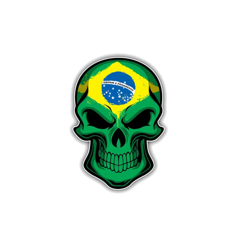 Car Accessories Outside - Creative Reflective Car Sticker Brazil Flag