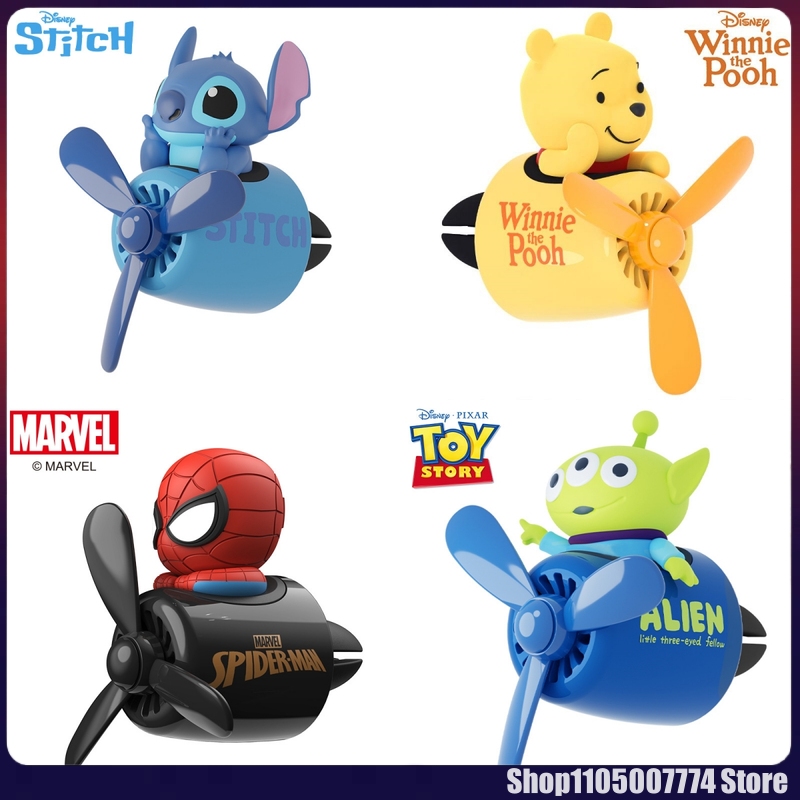 Car Accessories Decoration - Stitch Spiderman Alien Characters Car Mounted