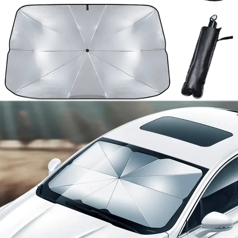 Windshield Sun Shade - Fold Auto Car Windshield Sun Shade