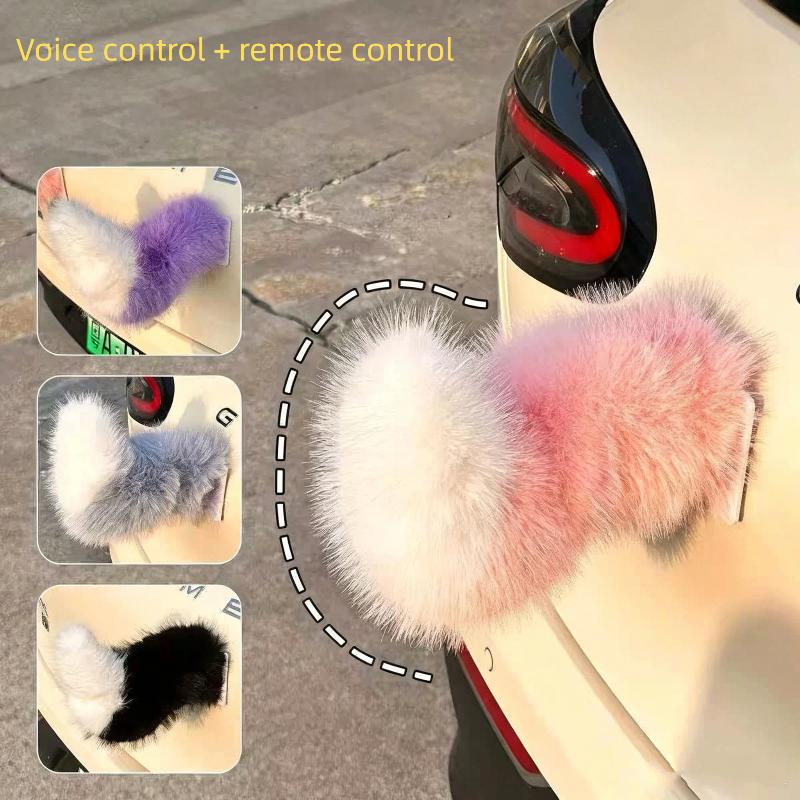 Car Accessories Useful - Car Electric Small Tail Decor Voice