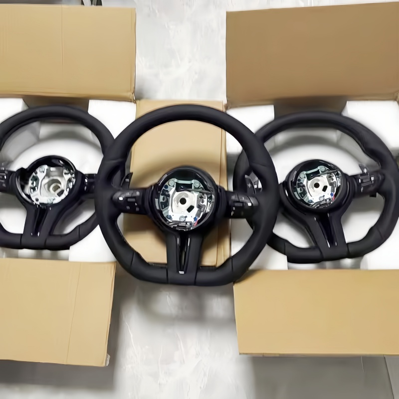 Car Accessories Essentials - Car Steering Wheel Leather For BMW