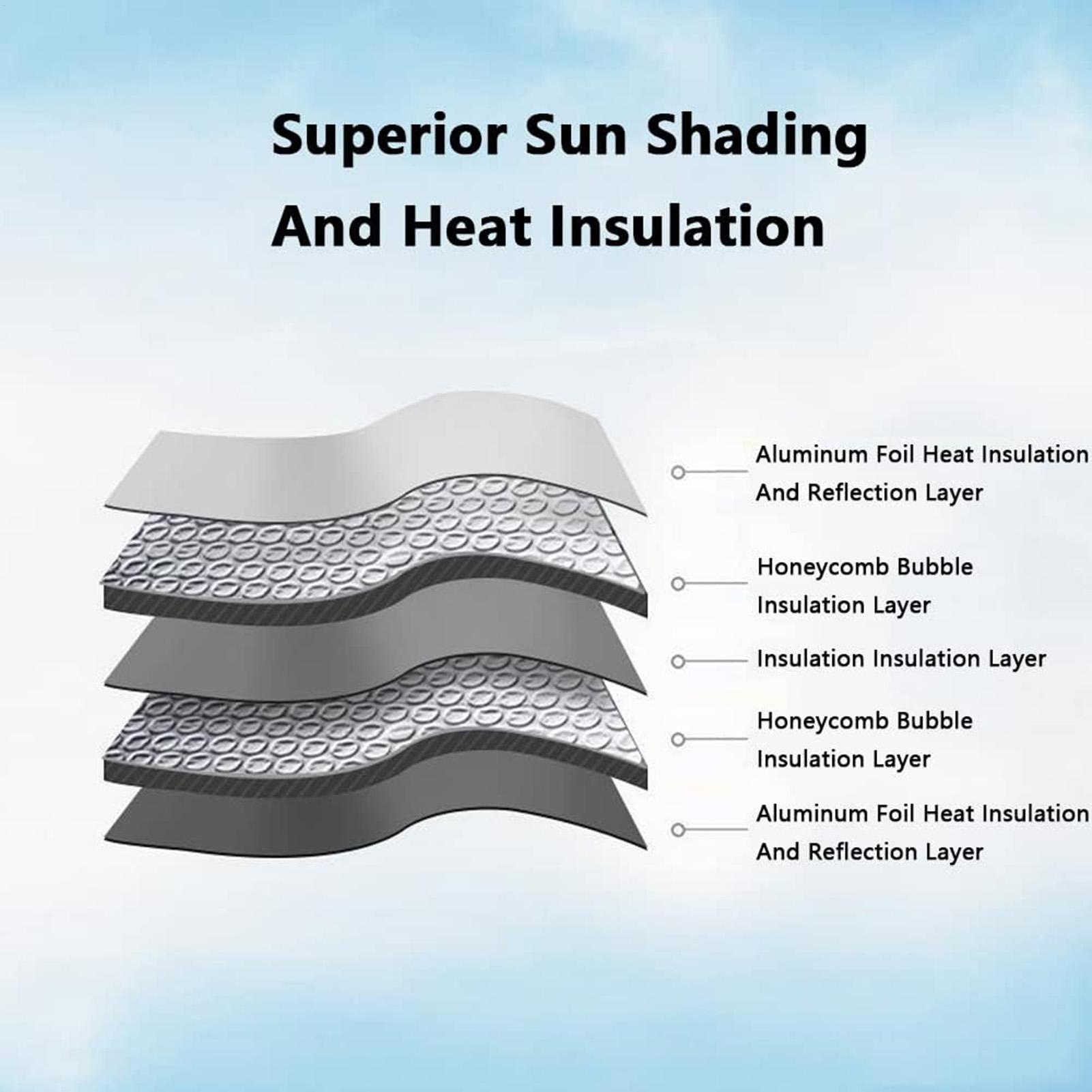 Windshield Sun Shade - Windshield Sun Shade Suction Cup Foldable