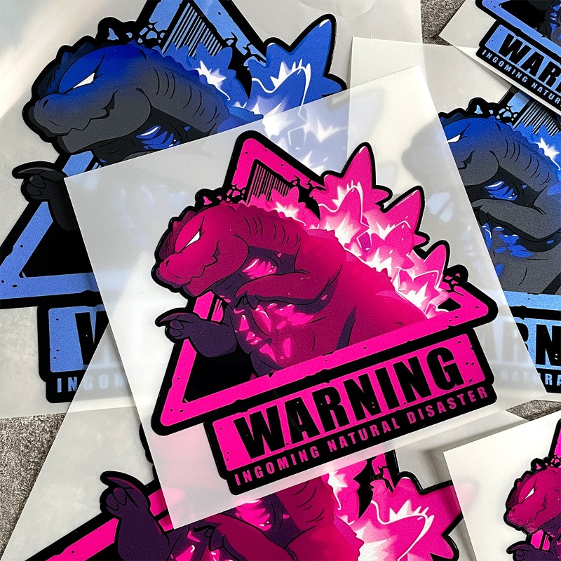 Car Accessories Decoration - Hot Selling Car Stickers Monsters Godzilla