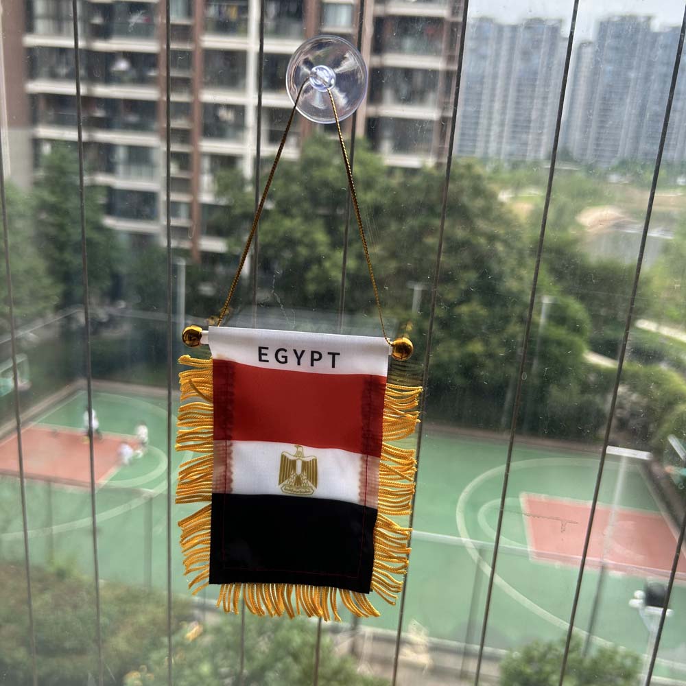 Car Accessories Egypt - Egypt Car Window Flag 8*12cm Polyester