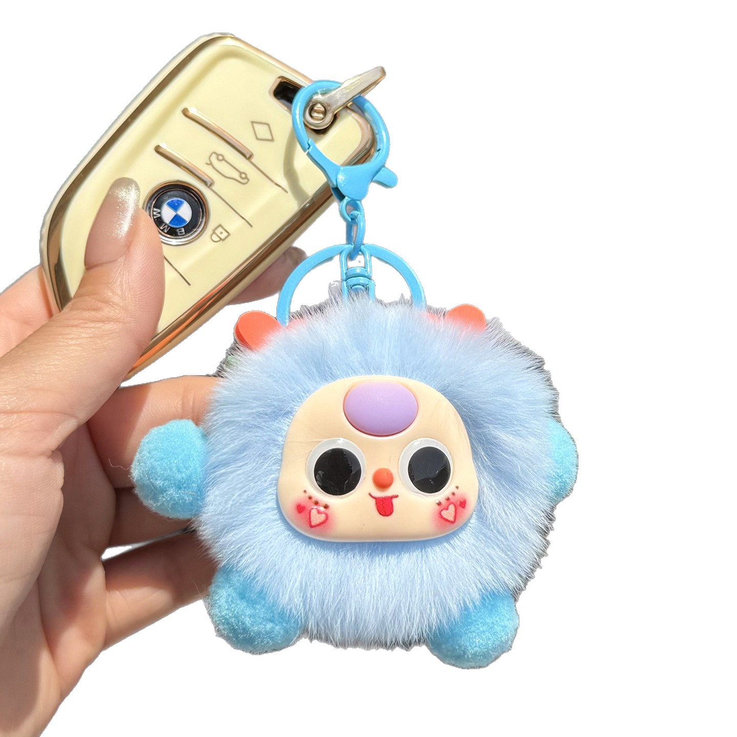 Car Accessories Useful - High quality fox fur bag pendant