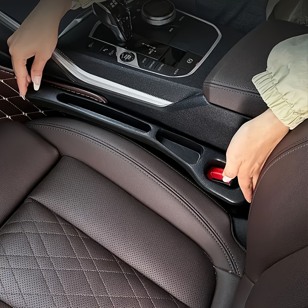 Car Accessories Essentials - 2pc Car Seat Gap Filler Organizer