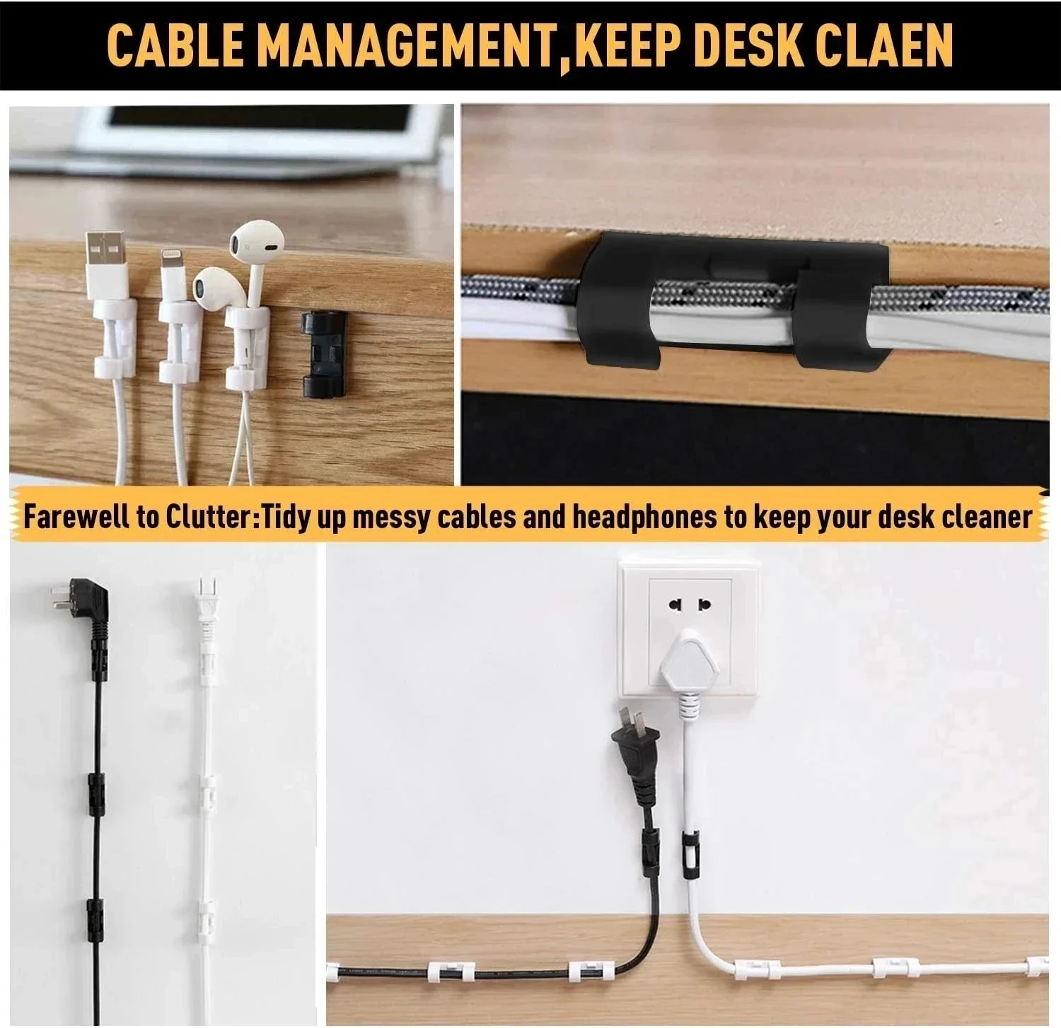 Cable Clips Organizer Drop Wir - Car Cable Organizer 评论和价格