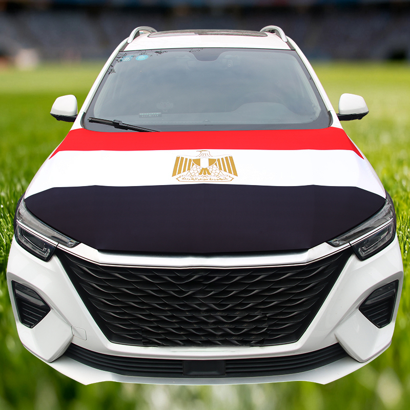 115x160 cm  Egypt Flag Car Hoo - Car Accessories Egypt 评论和价格