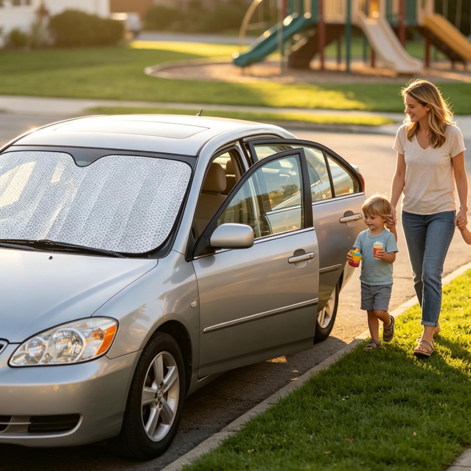 Car Sun Shade Windshield Unive - Windshield Sun Shade 评论和价格