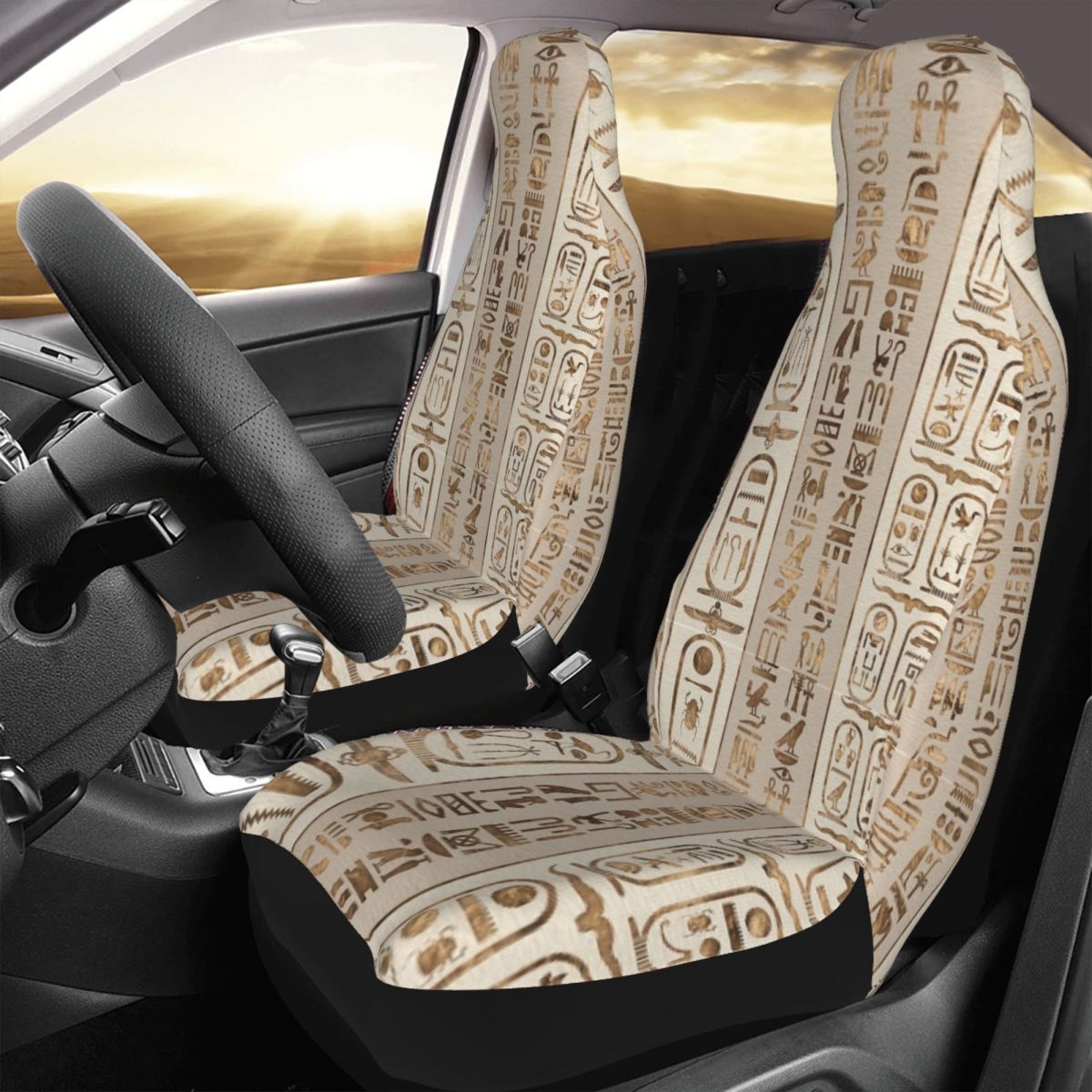 Hieroglyphs Ethnic Universal C - Car Accessories Egypt 评论和价格