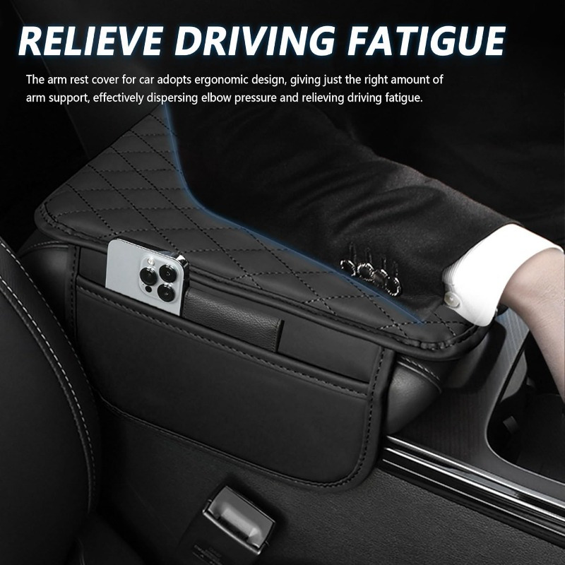 Car Center Console Cover,  wit - Car Accessories Essentials 评论和价格