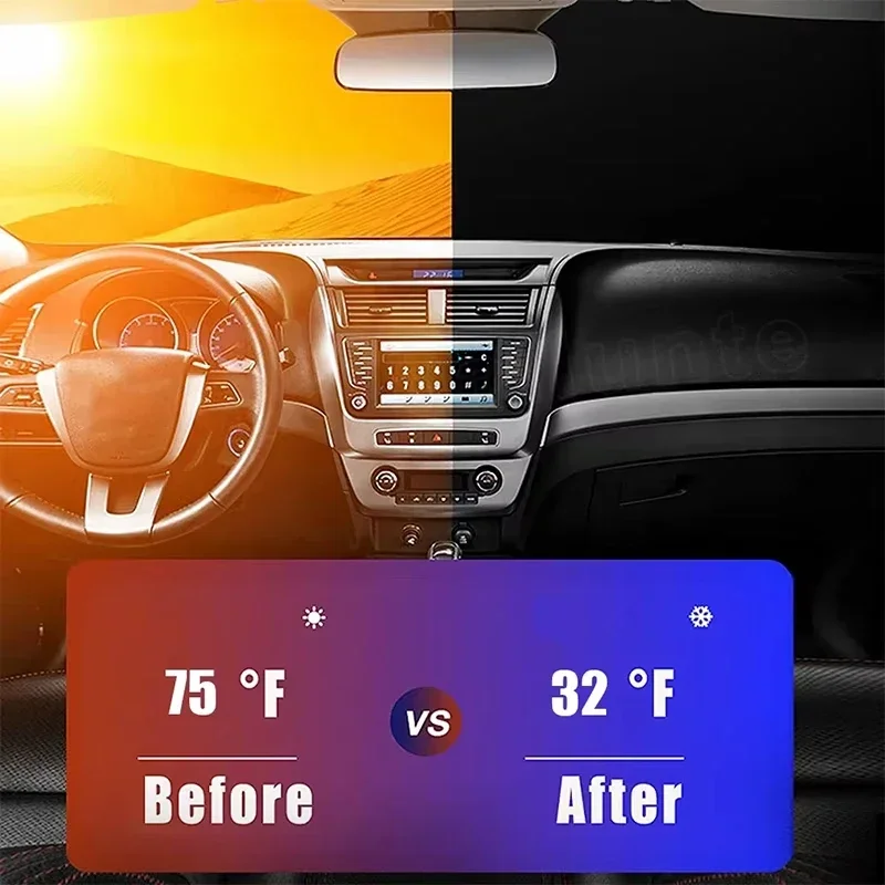 Car Windshield Sun Visor Folda - Windshield Sun Shade 评论和价格