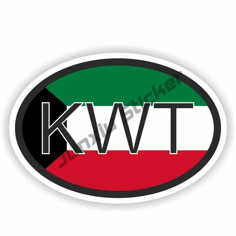 Kuwait Map with Flag Vinyl Sti - Car Accessories Kuwait 评论和价格