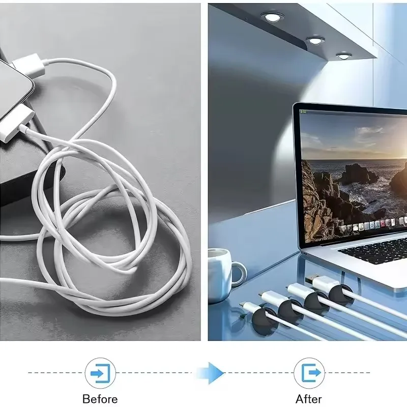 5/50Pcs Cable Clip Winder Orga - Car Cable Organizer 评论和价格