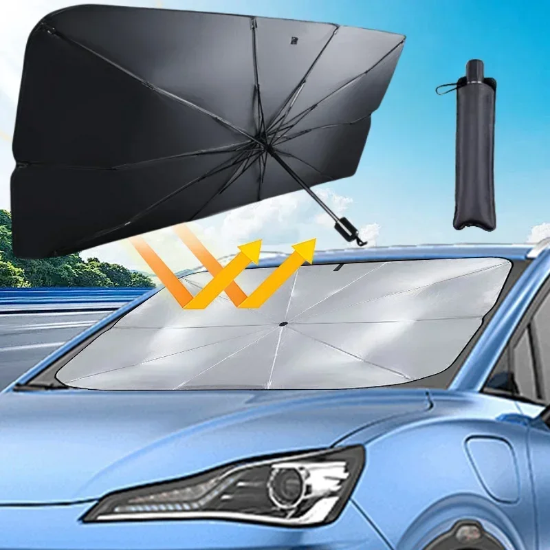 Car Windshield Sun Shade, Fold - Windshield Sun Shade 评论和价格