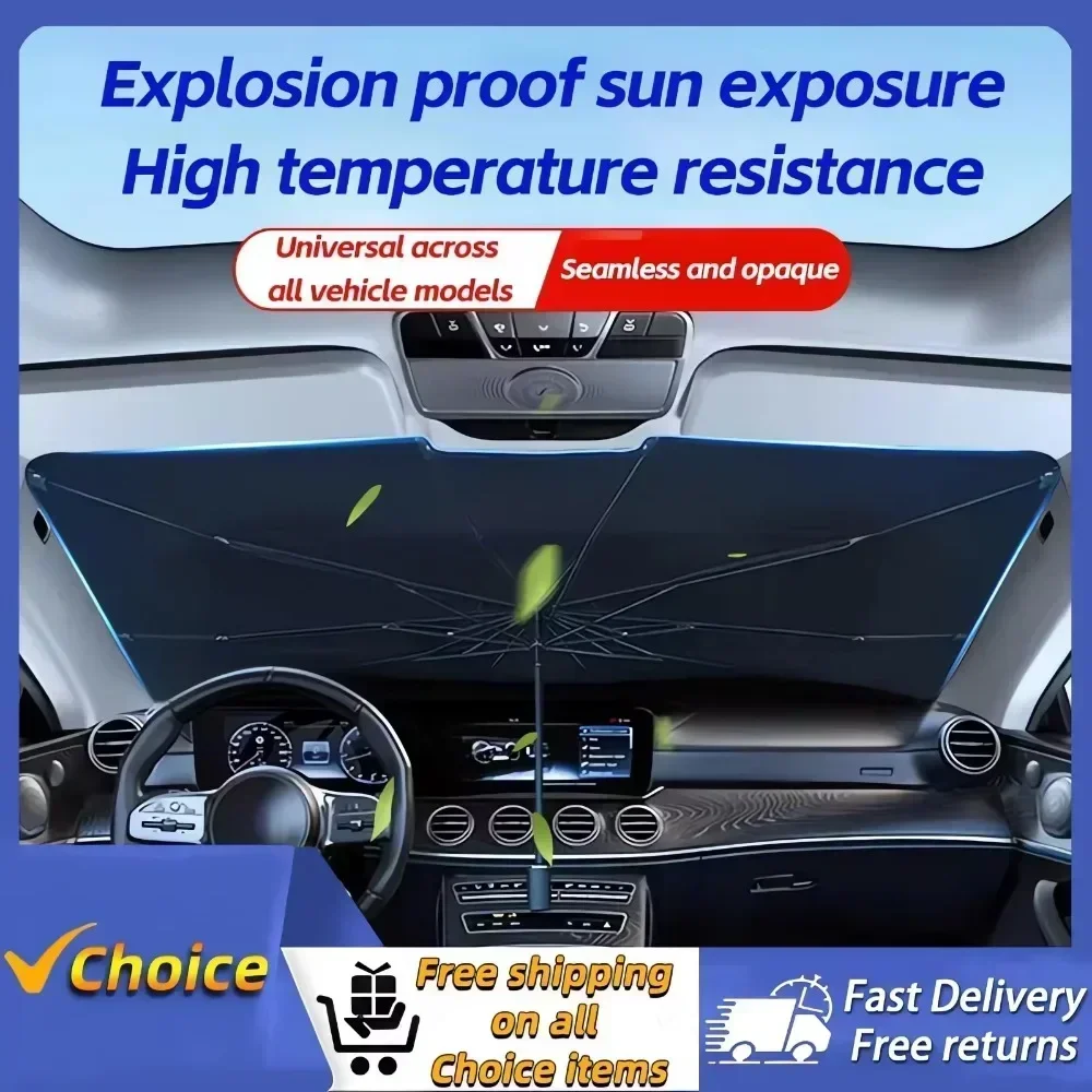Car Windshield Sun Shade, Fold - Windshield Sun Shade 评论和价格