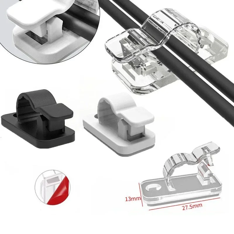 10/50Pcs Self Adhesive Cable C - Car Cable Organizer 评论和价格
