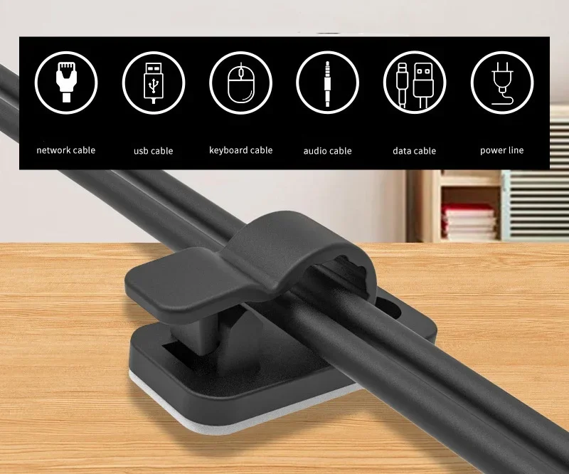 10/50Pcs Self Adhesive Cable C - Car Cable Organizer 评论和价格