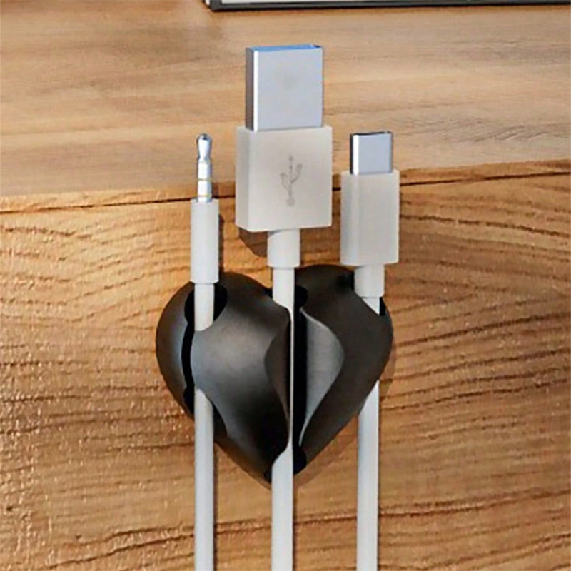2pcs Heart-Shaped Mini Cable W - Car Cable Organizer 评论和价格