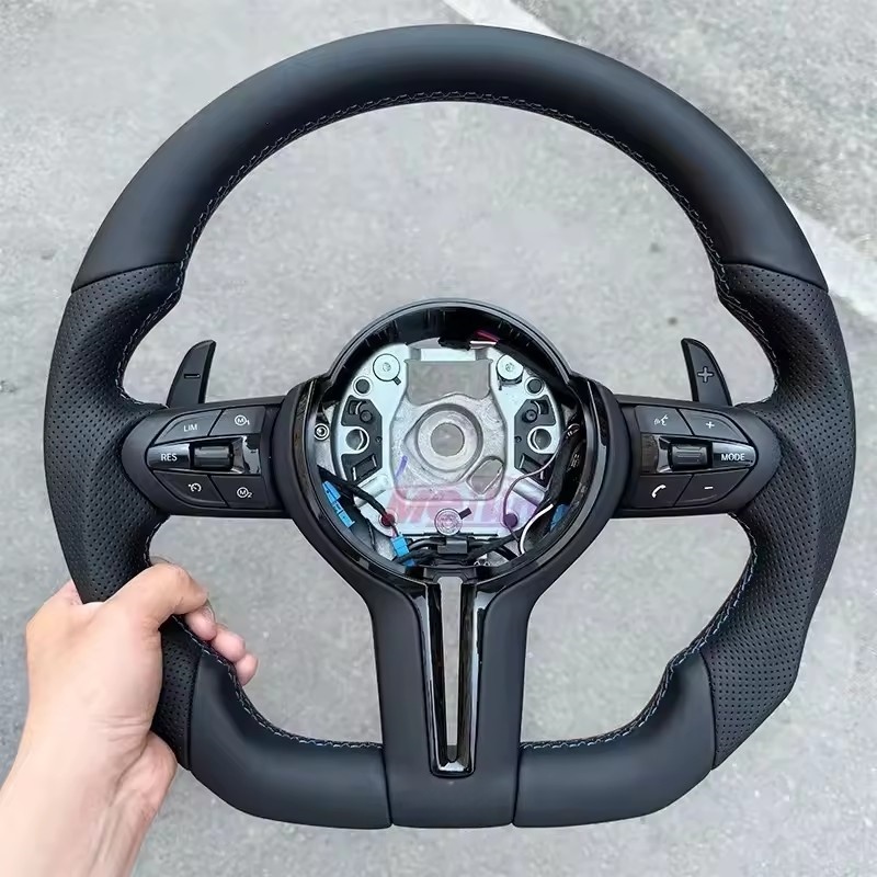 Car Steering Wheel Leather For - Car Accessories Essentials 评论和价格