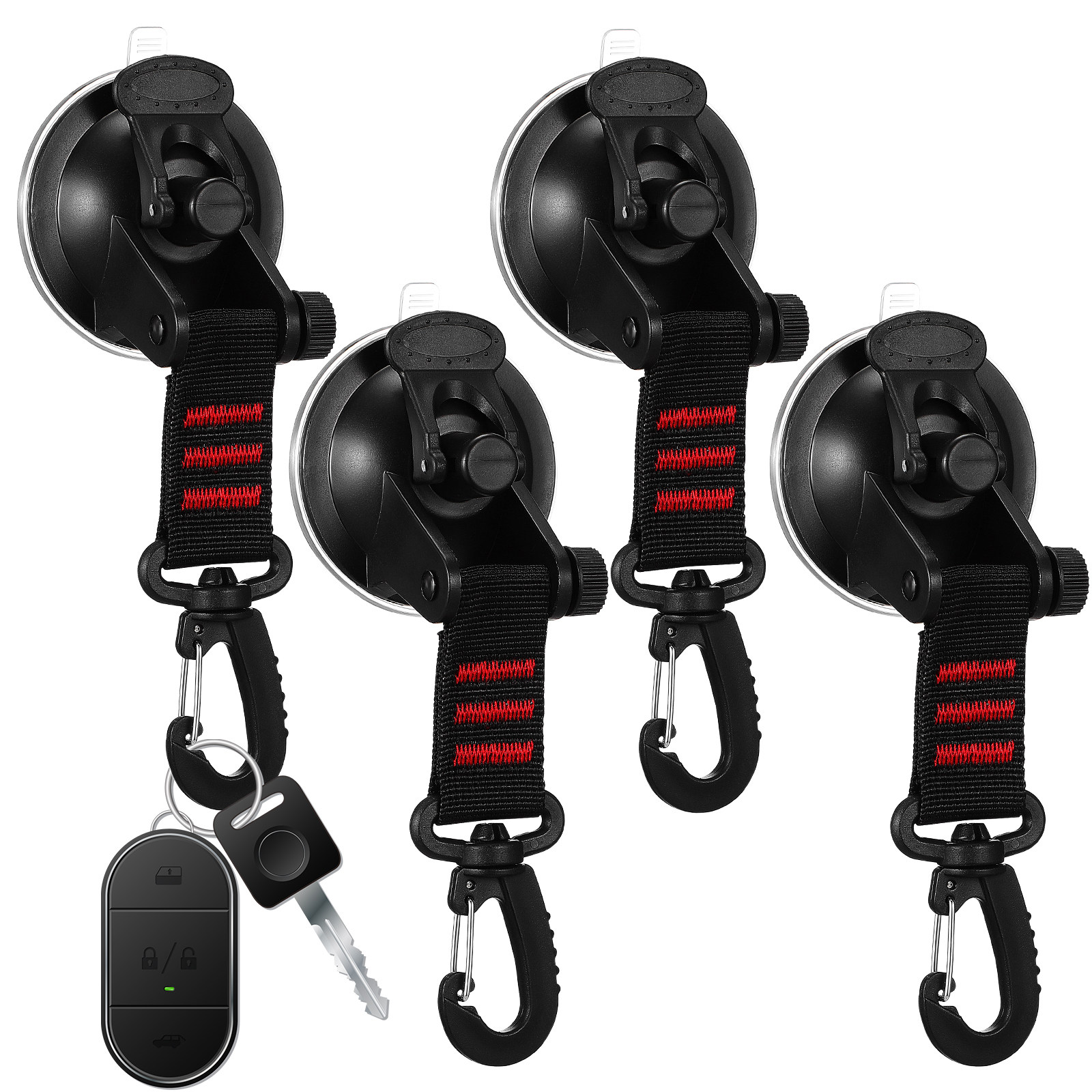 4Pcs Heavy Duty Rotating Sucti - Car Accessories For Camping 评论和价格