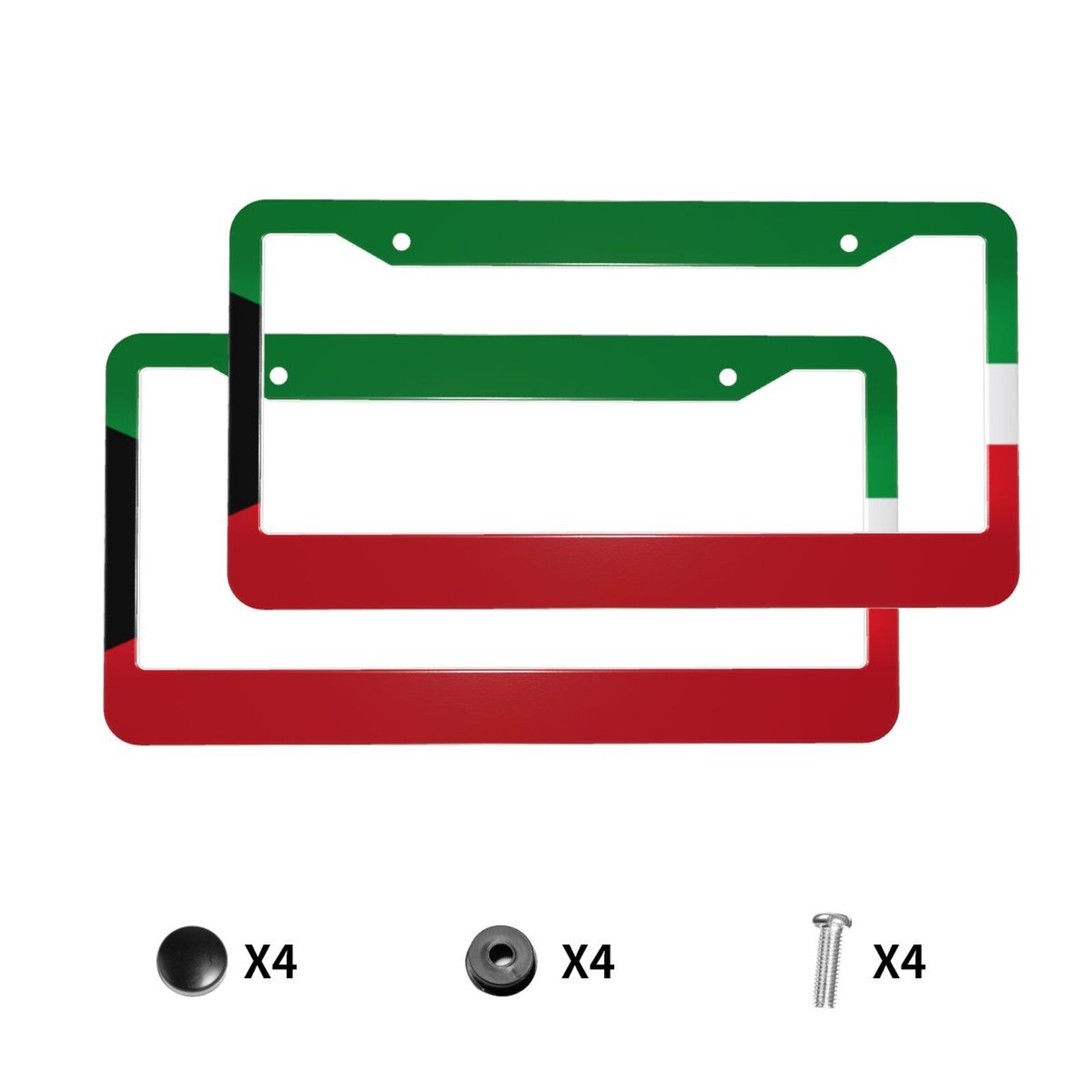 Kuwait Flag Pattern Universal  - Car Accessories Kuwait 评论和价格