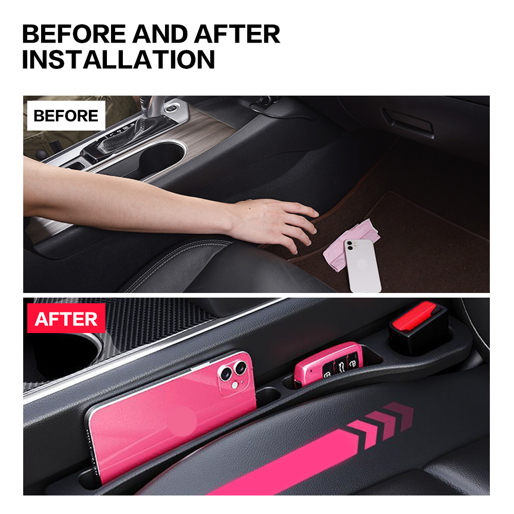 2X Car Seat Gap Filler Between - Car Accessories Essentials 评论和价格