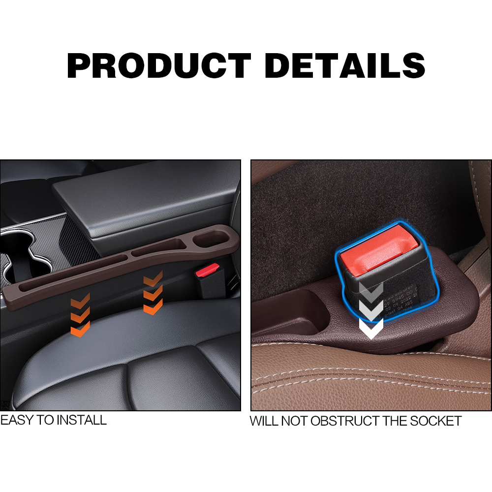 2XPCS New Car Seat Gap Filler  - Car Accessories Essentials 评论和价格