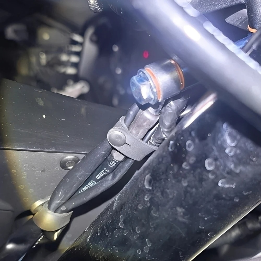 Elastic Rubber Cable Strap Wir - Car Cable Organizer 评论和价格