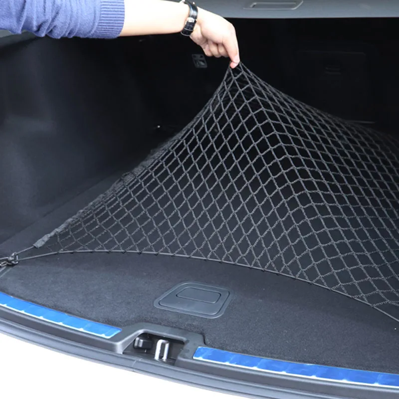 Nylon Car Rear Cargo Net - Tru - Car Trunk Organizer 评论和价格