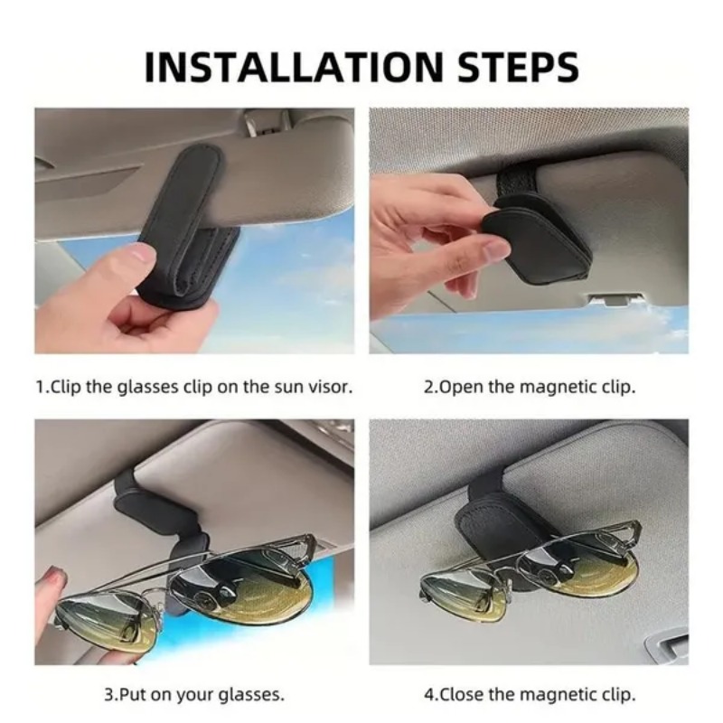 Car Sun Visor Glasses Case Hol - Car Accessories Essentials 评论和价格