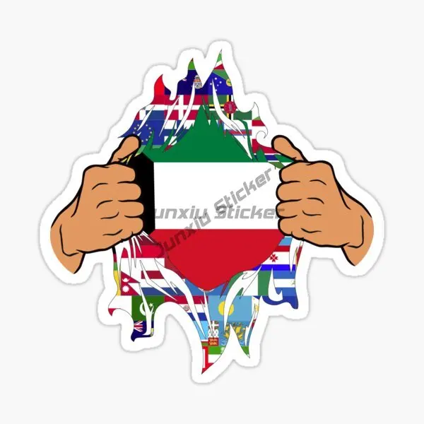KWT Kuwait Flag Map Emblem Cre - Car Accessories Kuwait 评论和价格
