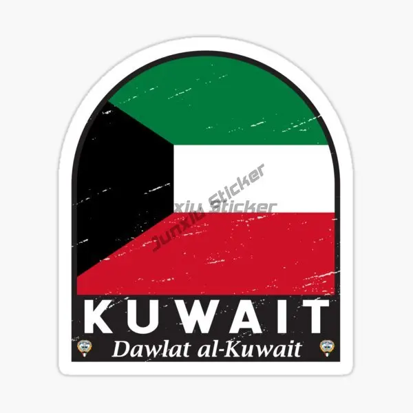 KWT Kuwait Flag Map Emblem Cre - Car Accessories Kuwait 评论和价格