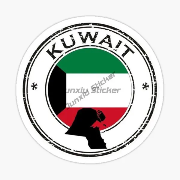 KWT Kuwait Flag Map Emblem Cre - Car Accessories Kuwait 评论和价格