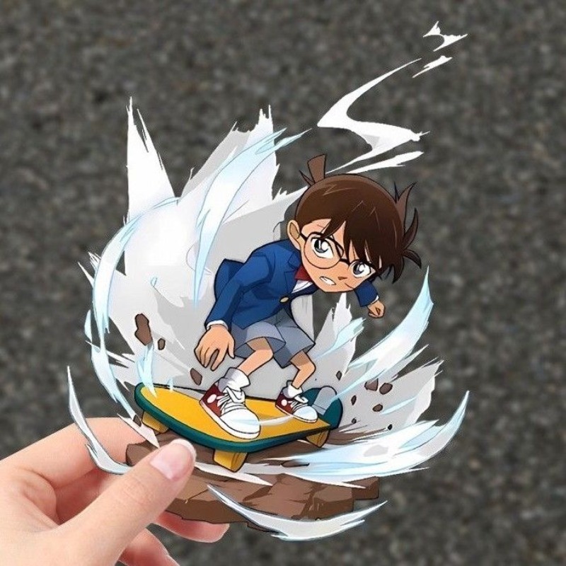 Detective Conan Cartoon Skateb - Car Accessories Decoration 评论和价格