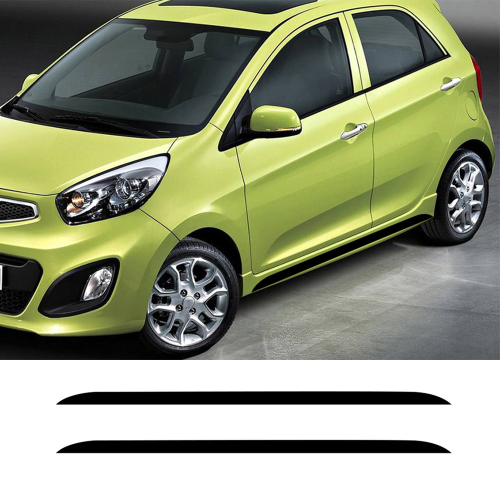 2PCS Car Side Door Skirt Strip - Car Accessories Outside 评论和价格