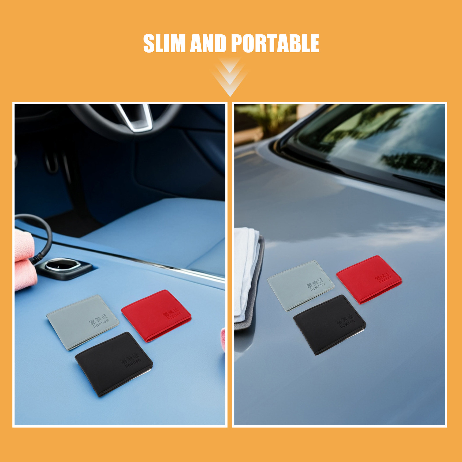 6Pcs Driving Licence Card Hold - Car Trunk Organizer 评论和价格