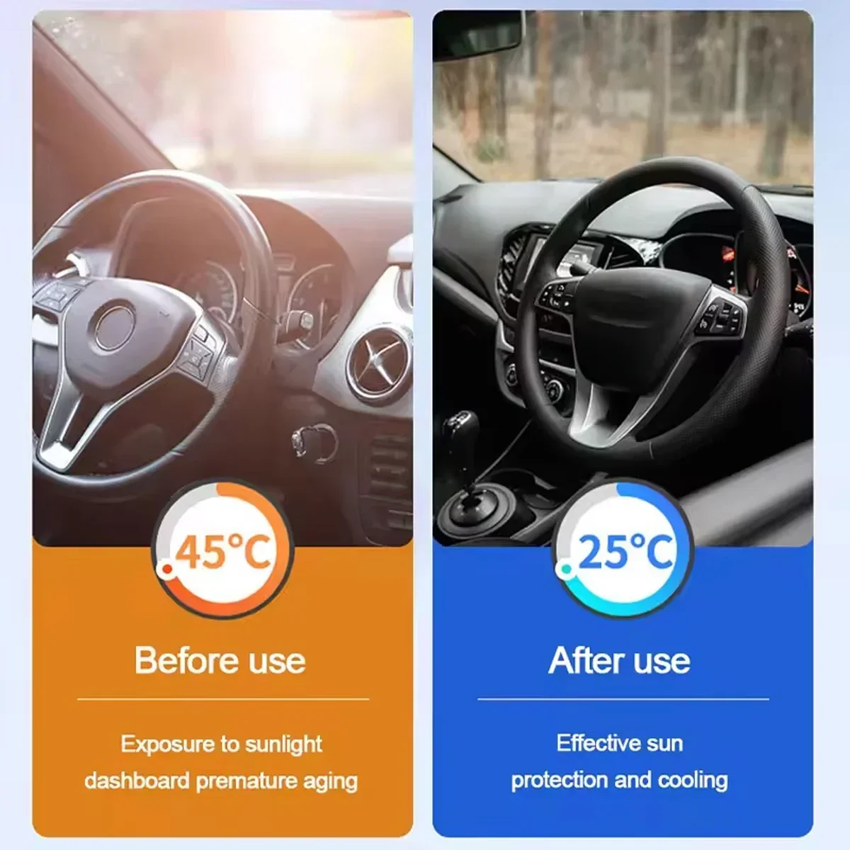 Car Windshield Sun Shade Cover - Car Accessories Outside 评论和价格