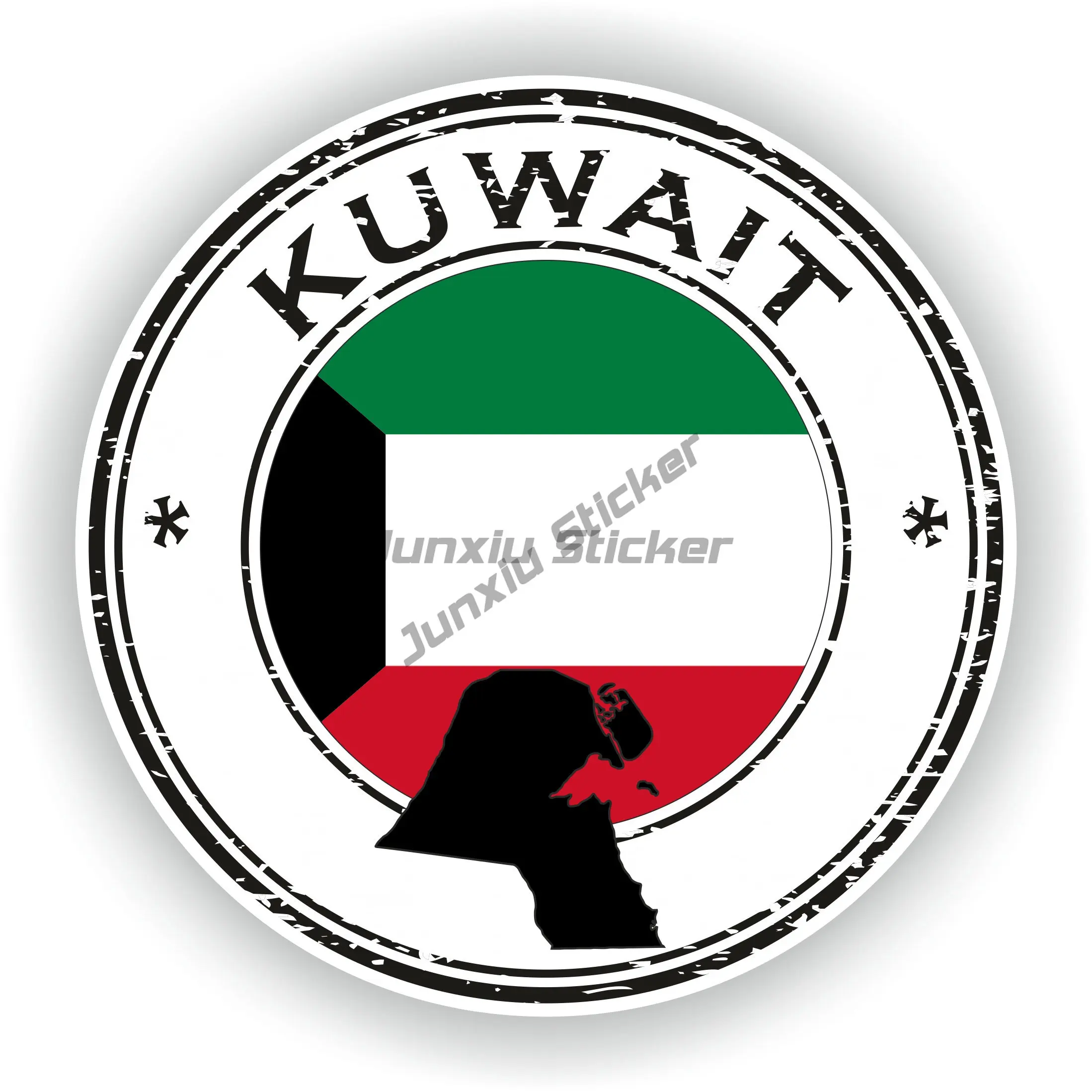 KWT Kuwait Flag Map National E - Car Accessories Kuwait 评论和价格