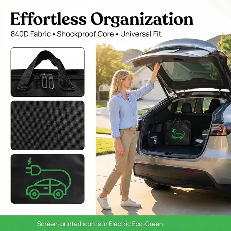 Storage Bag Electric Car Charg - Car Cable Organizer 评论和价格