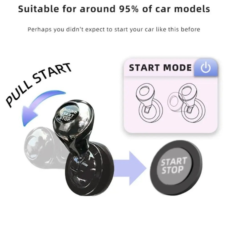 Car One-Touch Start Button wit - Car Accessories Essentials 评论和价格