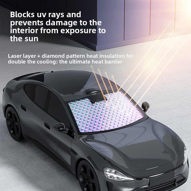 For Tesla Model 3 Y S X YL Jun - Windshield Sun Shade 评论和价格