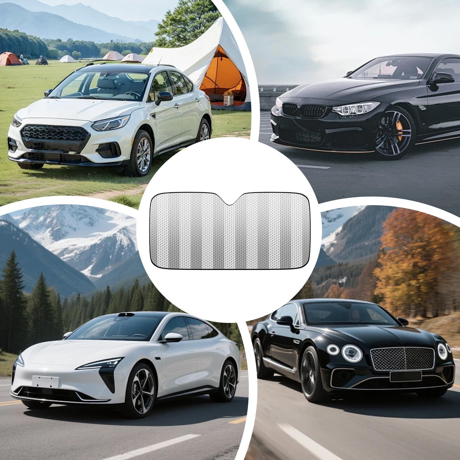 Car Windshield Sun Shade Unive - Windshield Sun Shade 评论和价格